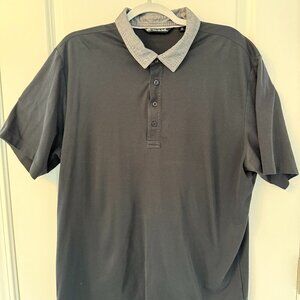 🔥 Travis Mathew Performance Polo Shirt – XL – Black/Gray 🏌️‍♂️
